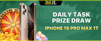 Daily Task Jackpot Draw promotion banner